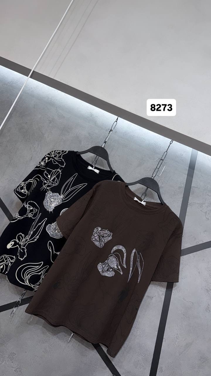 футболки для девочек,женская футболка,футболки женская оверсайз,футболка оверсайз с багз банни,футболка