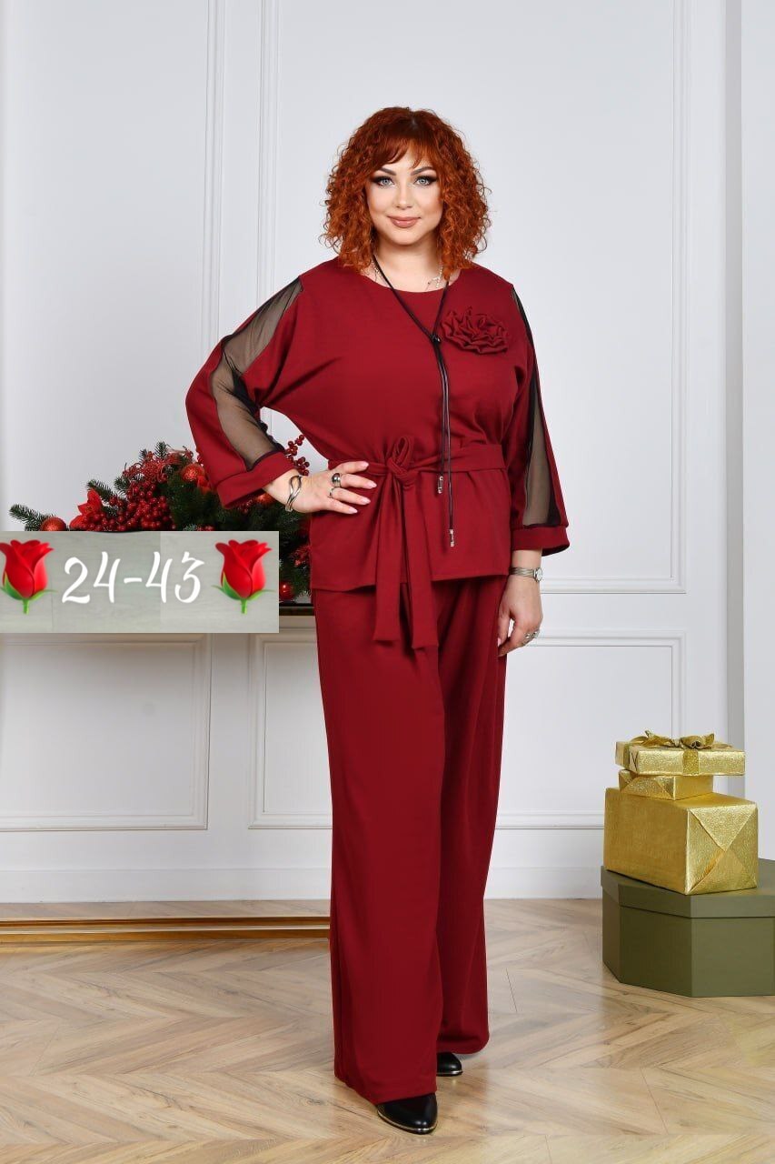 брючный костюм вечерний большого размера для полных женщин,брючный костюм,костюм брючный праздничный,женский вечерний костюм с брюками больших размеров,брючный костюм-двойка