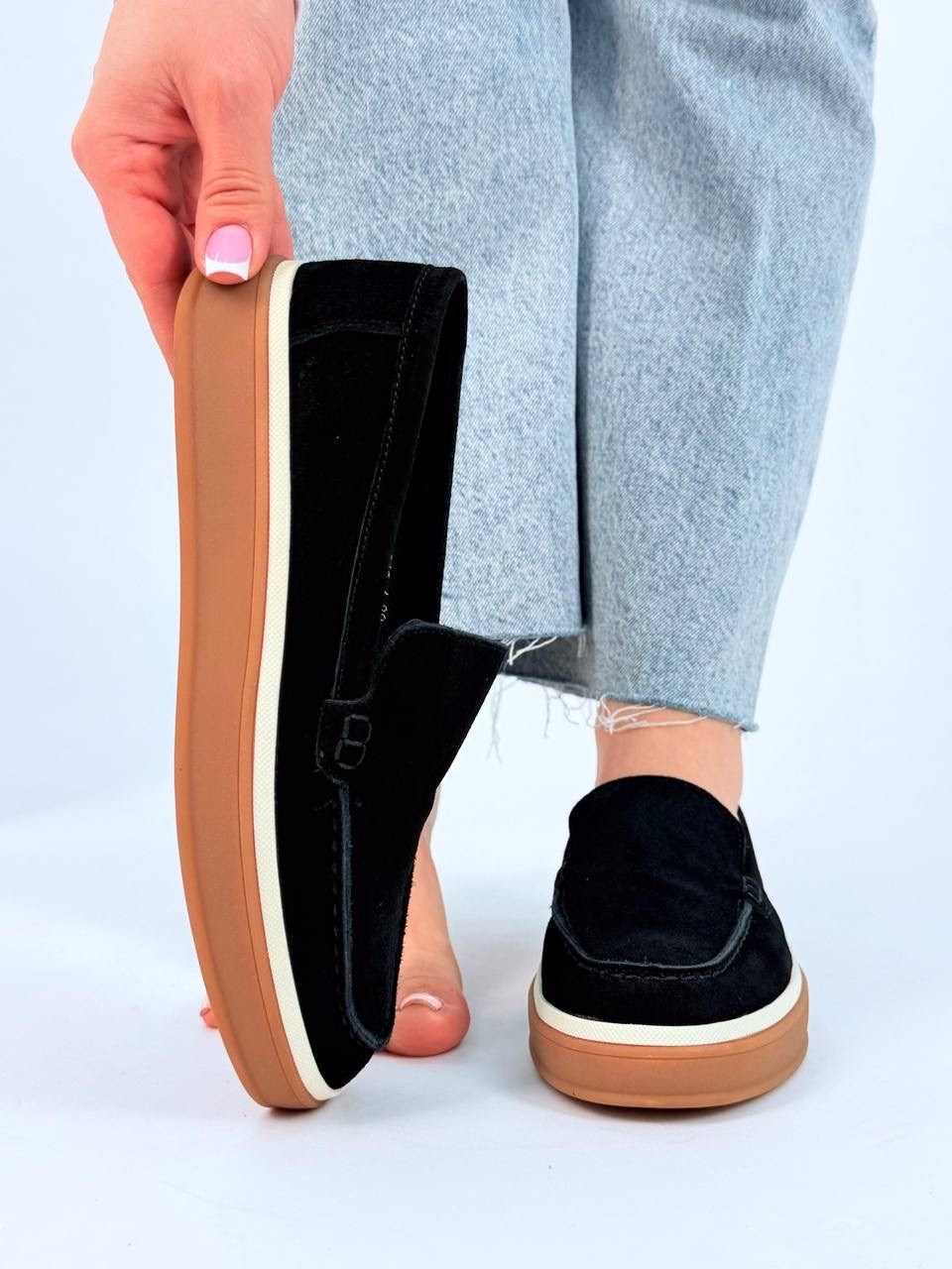 женские лоферы из натуральной замши,,лоферы женские замшевые,лоферы женские loro piana,лоферы из натуральной замши