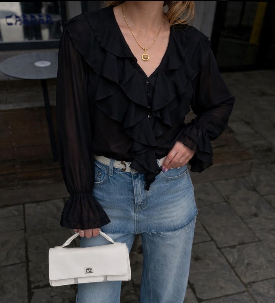 блузка стильная,блузка с рюшами,блузка с оборками,женская блузка,стиль и мода