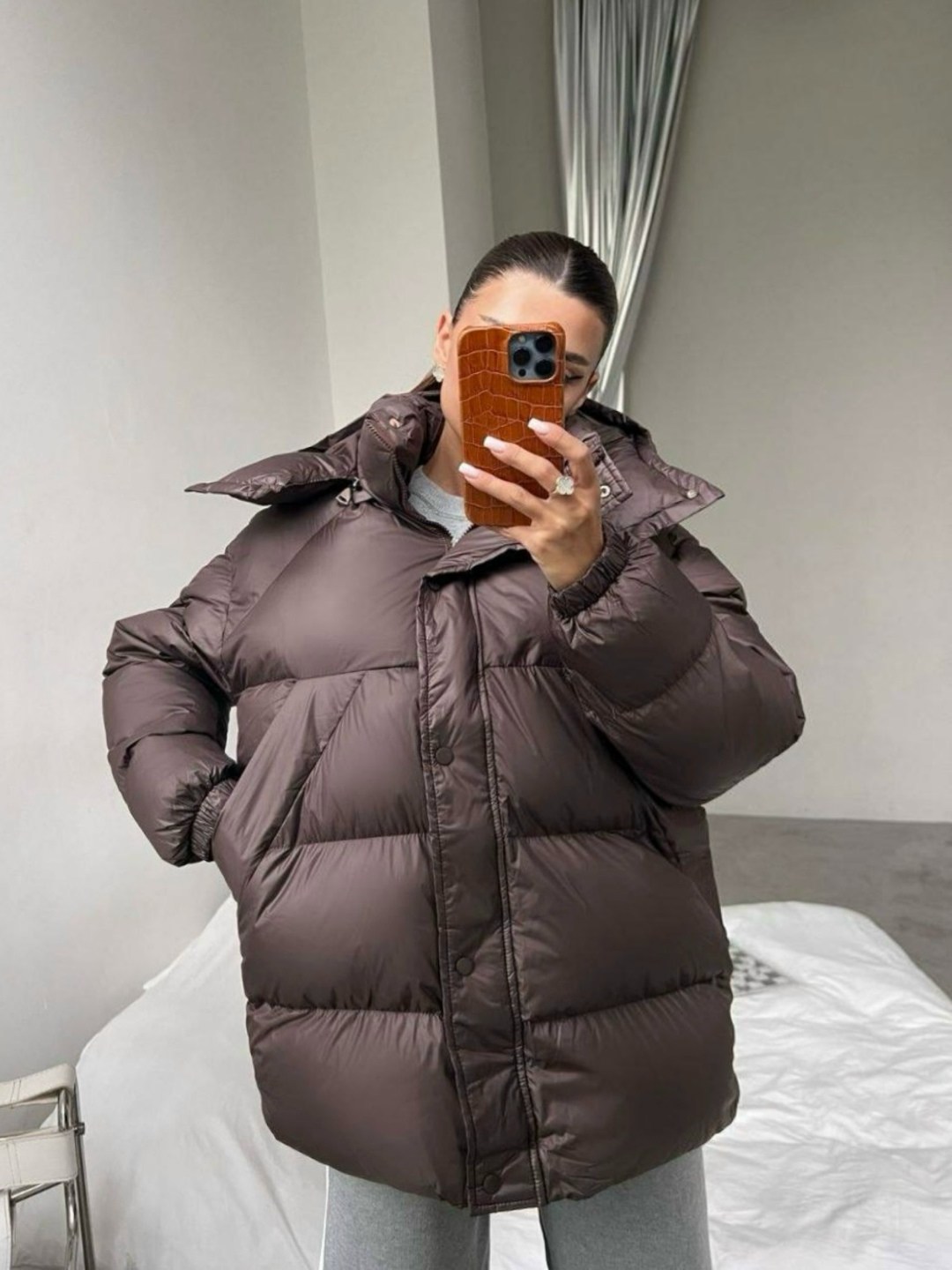 куртка оверсайз,куртка оверсайз зимняя,пуховик дутый оверсайз,куртка зимняя женская,короткий пуховик