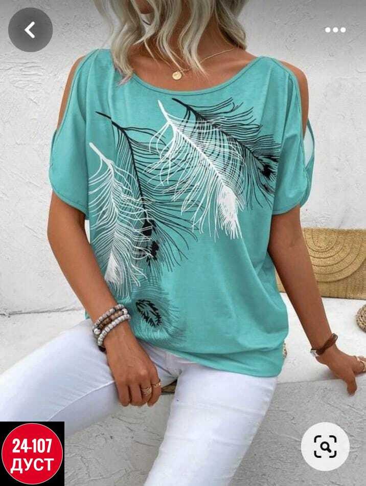 футболки женские стильные,футболки женские модные,женская летняя футболка,блуза с перьями,женская футболка
