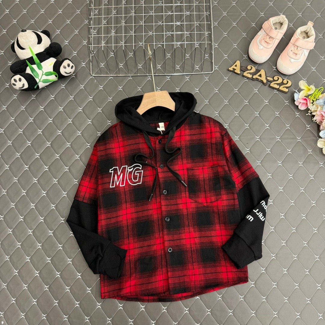 рубашка в клетку с капюшоном,рубашка для мальчика,рубашка с капюшоном,детская рубашка,рубашка в клетку