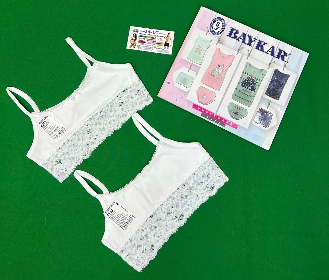 байкар топ для девочки арт 4014,майка-топ для девочки baykar,топ для девочки baykar,топ для девочек белый (baykar),бюстье для девочек байкар