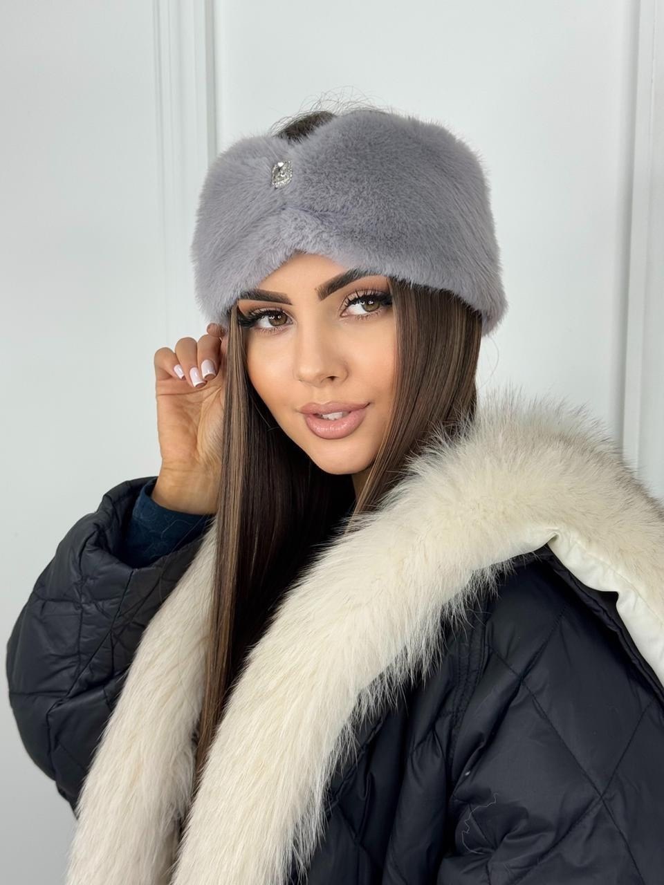 повязка на голову зимняя,зимние женские шапки,повязка на голове,шапка женская,шапка зимняя меховая