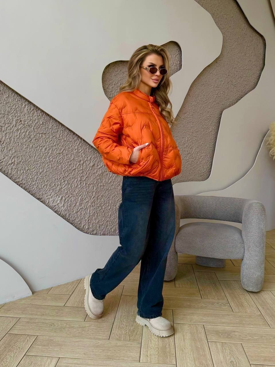 куртка женская,оранжевая куртка,демисезонная куртка,модная оранжевая куртка,женская куртка демисезонная