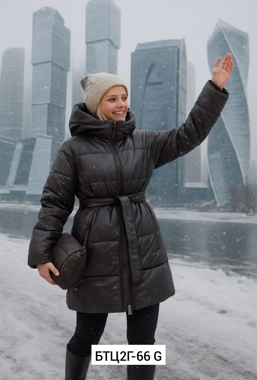 куртка женская из экокожи,пуховик из экокожи,ndh brand куртка демисезонная экокожа короткая с капюшоном и поясом,женский пуховик из экокожи,женская зимняя куртка