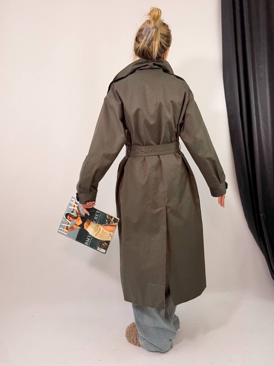 плащ тренч длинный,плащ тренч,женские плащи,тренч длинный демисезонный плащ thecove 208445411,тренч оверсайз