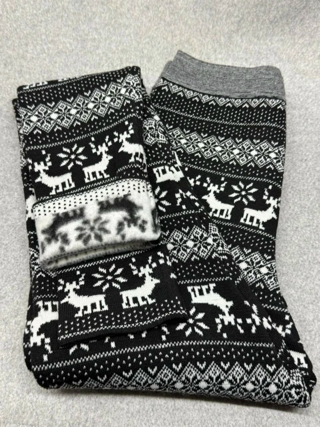 лосины теплые,легинсы теплые с оленями,лосины трикотаж,модные женские теплые лосины с принтом олени леггинсы дн,лосины теплые женские