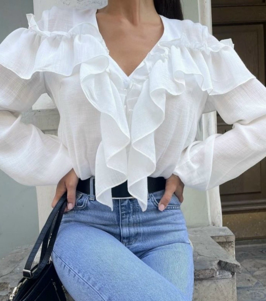 блузка стильная,блузка с рюшами,блузка с оборками,женская блузка,стиль и мода