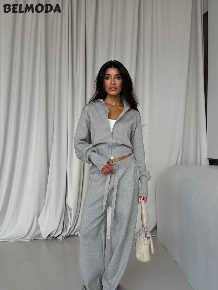 трикотажные костюмы,костюм женский теплый,костюм двойка кашемир,костюм вязаный трикотажный теплый с брюками jammy you,стильные костюмы