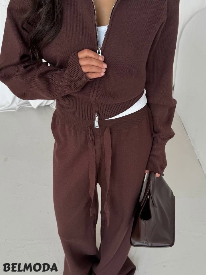 трикотажные костюмы,костюм женский теплый,костюм двойка кашемир,костюм вязаный трикотажный теплый с брюками jammy you,стильные костюмы