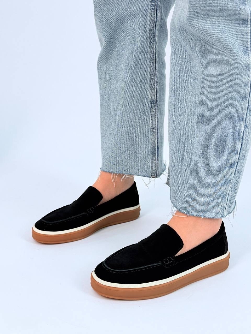 женские лоферы из натуральной замши,,лоферы женские замшевые,лоферы женские loro piana,лоферы из натуральной замши