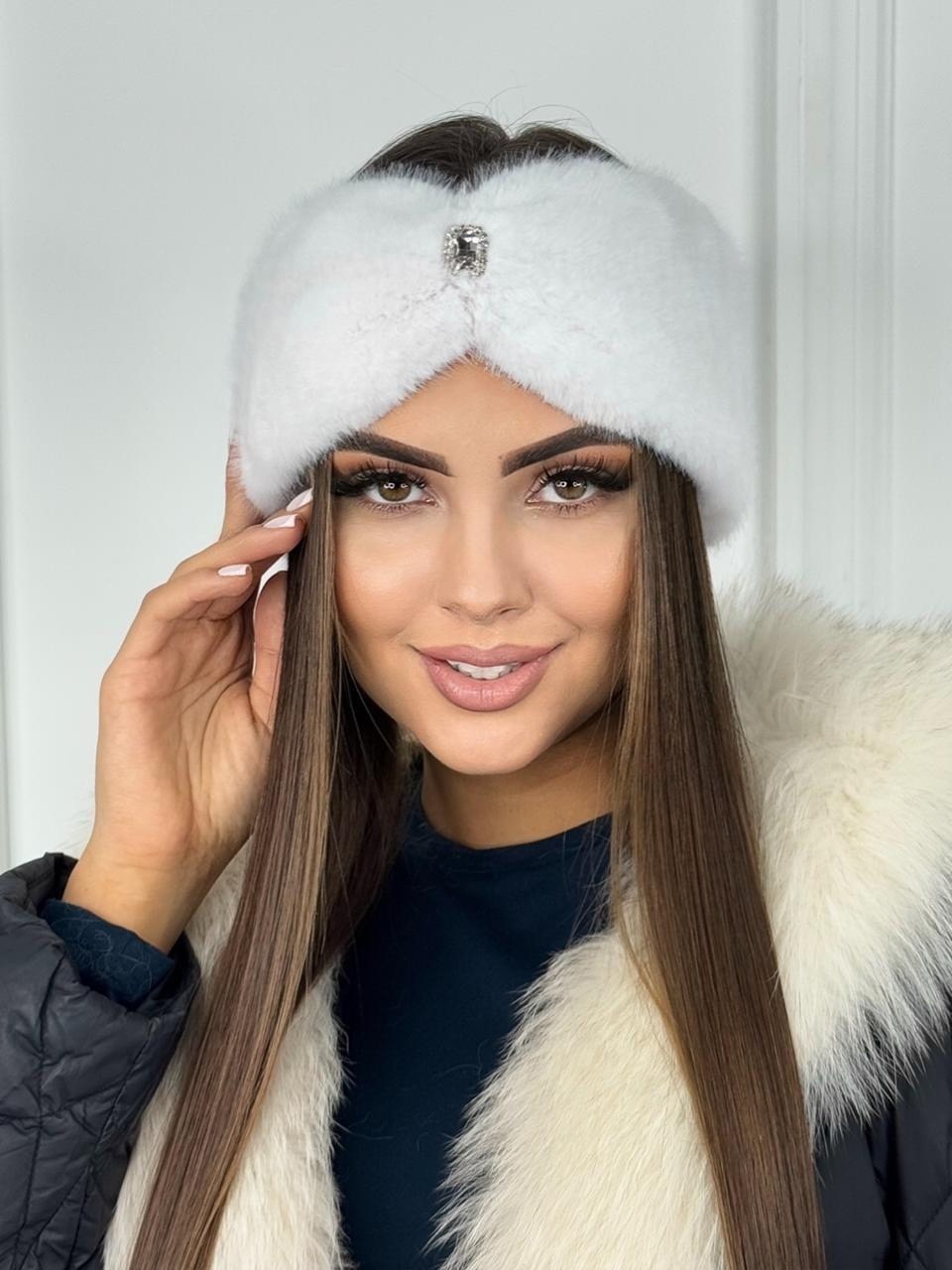 повязка на голову зимняя,зимние женские шапки,повязка на голове,шапка женская,шапка зимняя меховая