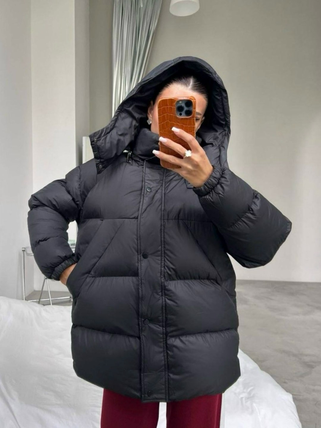 куртка оверсайз,куртка оверсайз зимняя,пуховик дутый оверсайз,куртка зимняя женская,короткий пуховик