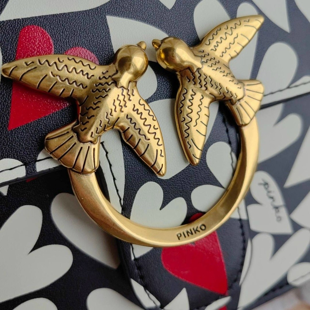 сумка женская pinko,сумка pinko оригинал,сумки pinko,pinko сумка на плечо,pinko мини-сумка love one с монограммой черный