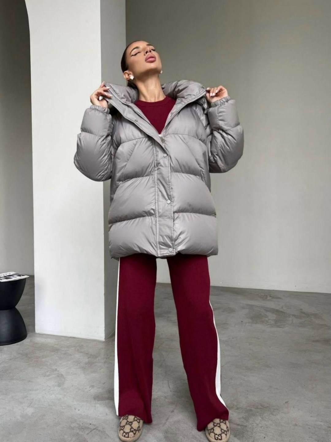 куртка оверсайз,куртка оверсайз зимняя,пуховик дутый оверсайз,куртка зимняя женская,короткий пуховик