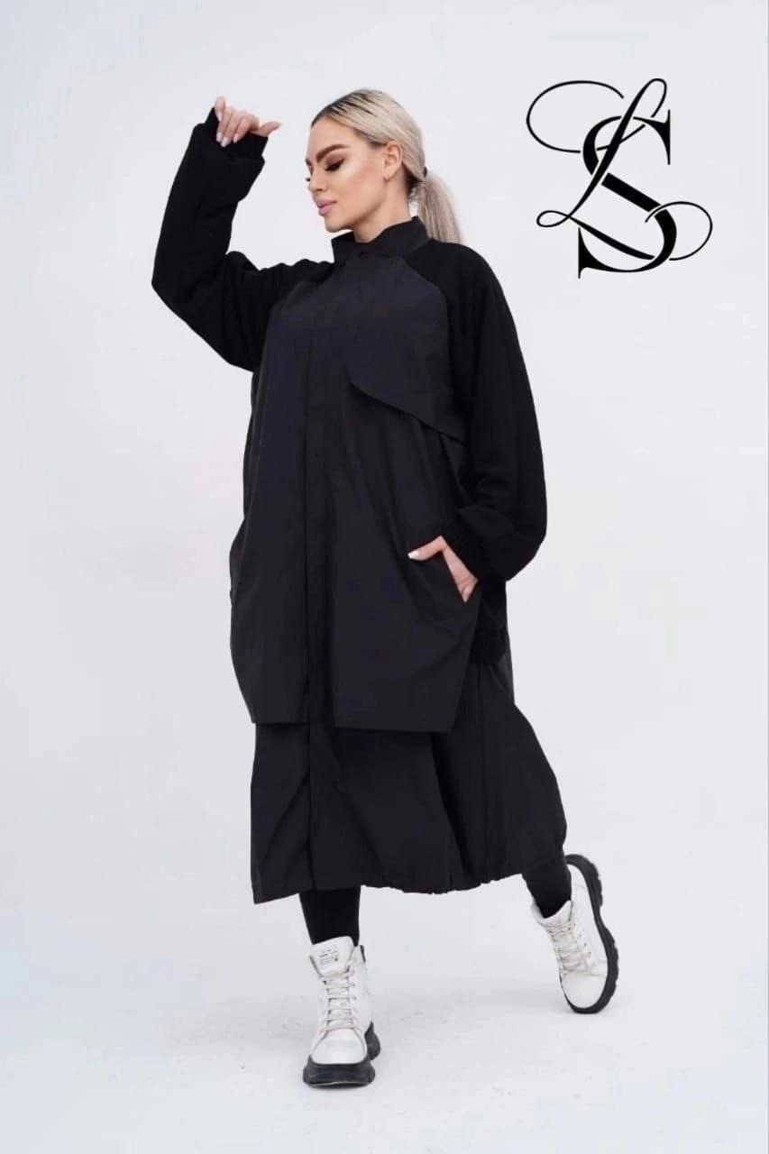 пальто женские,женская верхняя одежда,костюм с платьем,плащ оверсайз,