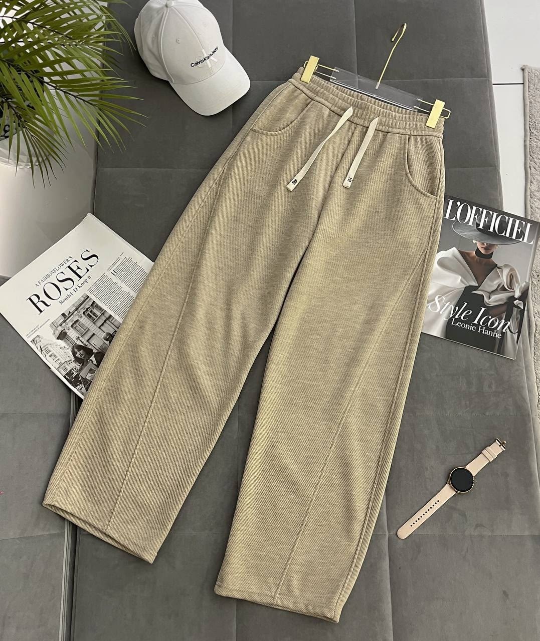 повседневные брюки,повседневные штаны,трикотажные брюки,брюки спортивные широкие палаццо hx shop,брюки теплые