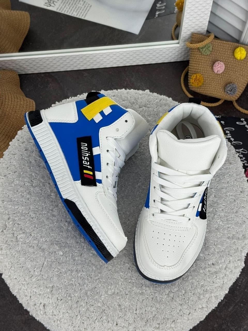 ,синие кроссовки,кроссовки высокие,кроссовки мальчику, кроссовки