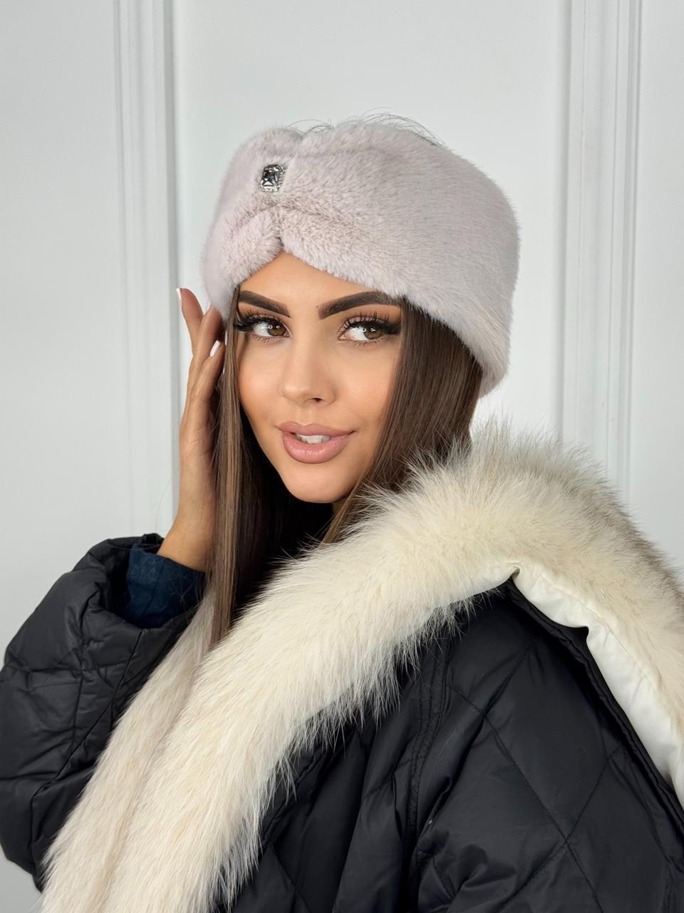 повязка на голову зимняя,зимние женские шапки,повязка на голове,шапка женская,шапка зимняя меховая