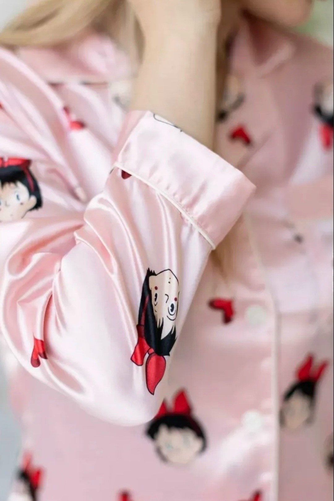 пижама женская,пижама,пижама размер 46-48 розовый,пижама женская (рубашка, брюки) kaftan "котики" розовая,пижама для женщин