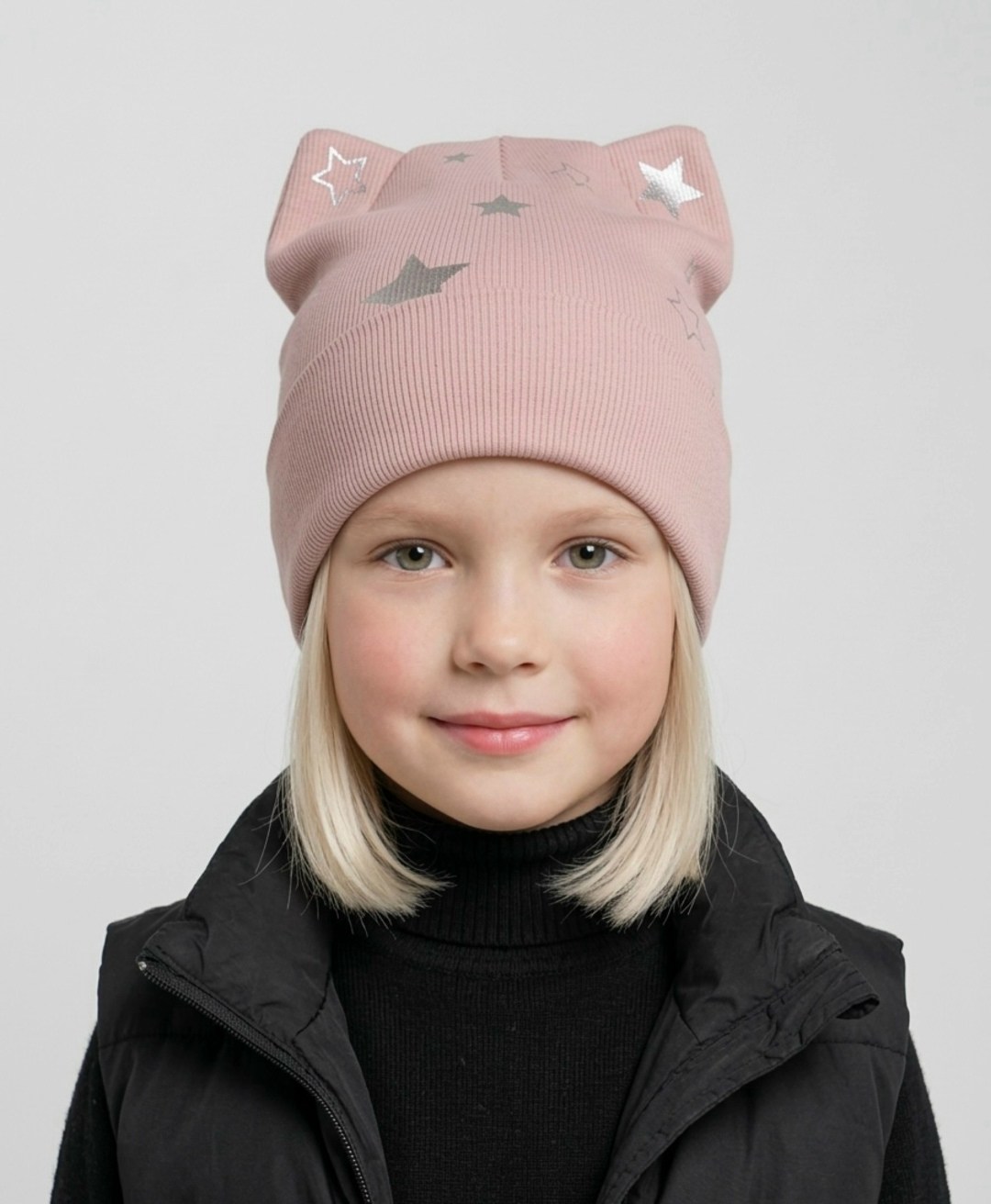 шапка для девочек,детская шапка,шапка для девочки демисезонная,шапка белая,шапка детская для девочек