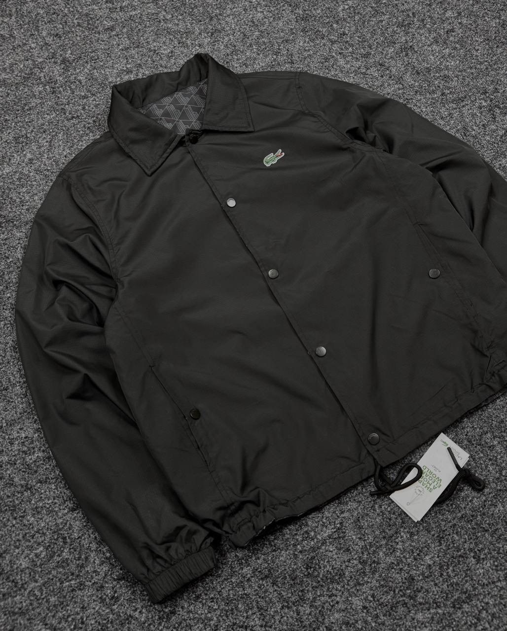 мужская непромокаемая куртка харрингтон lacoste 2342575 бежевый,харрингтон lacoste,мужская непромокаемая куртка харрингтон lacoste bh7186 бежевая,beige lacoste jacket,бомбер лакост