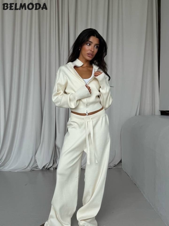 трикотажные костюмы,костюм женский теплый,костюм двойка кашемир,костюм вязаный трикотажный теплый с брюками jammy you,стильные костюмы