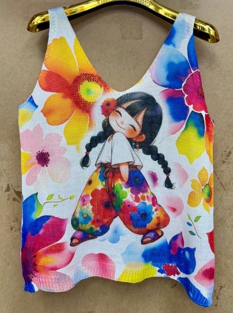 летняя мода,майка с принтом,женская майка,одежда с принт