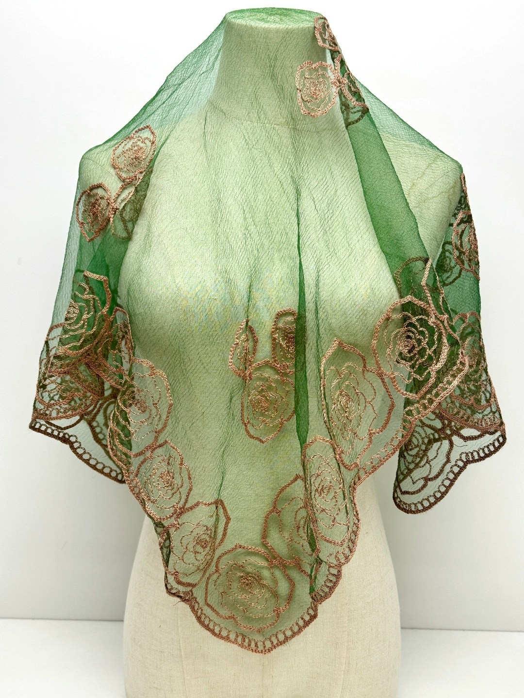 шарф кружевной ниспадающий шаль с кистями православный mila-safi,кружевной платок,палантин женские,накидка,женские платки