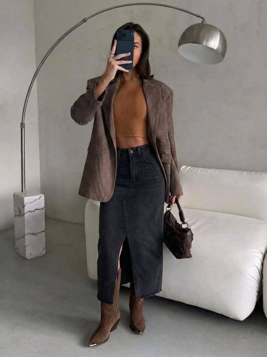 юбка с разрезом джинсовая,джинсовая длинная юбка,юбка джинсовая длинная с разрезом миди mirari,джинсовая юбка 2026,джинсовая юбка миди с разрезом