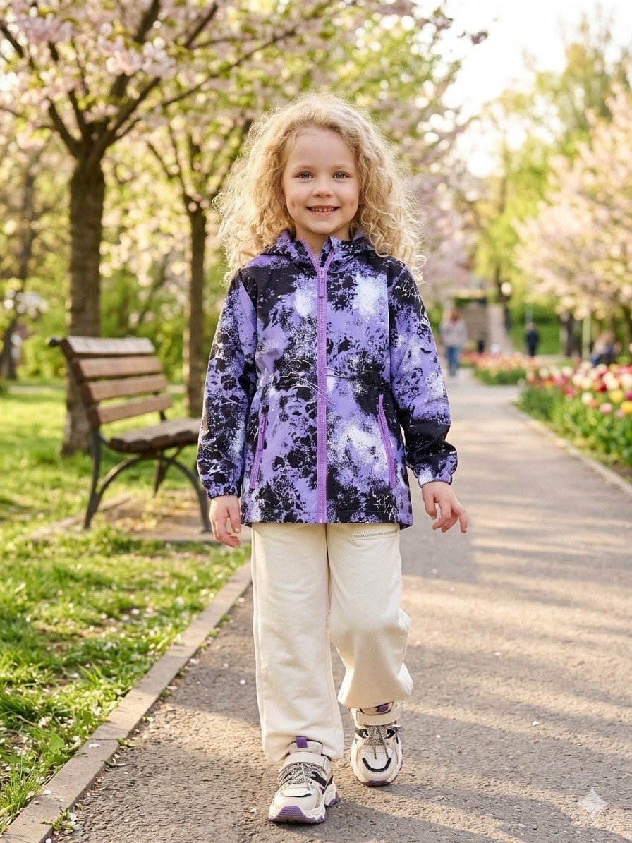 ветровка крошка-морошка,ветровка на флисе,демисезонная куртка,ветровка для девочек,ветровка для девочки на флисе