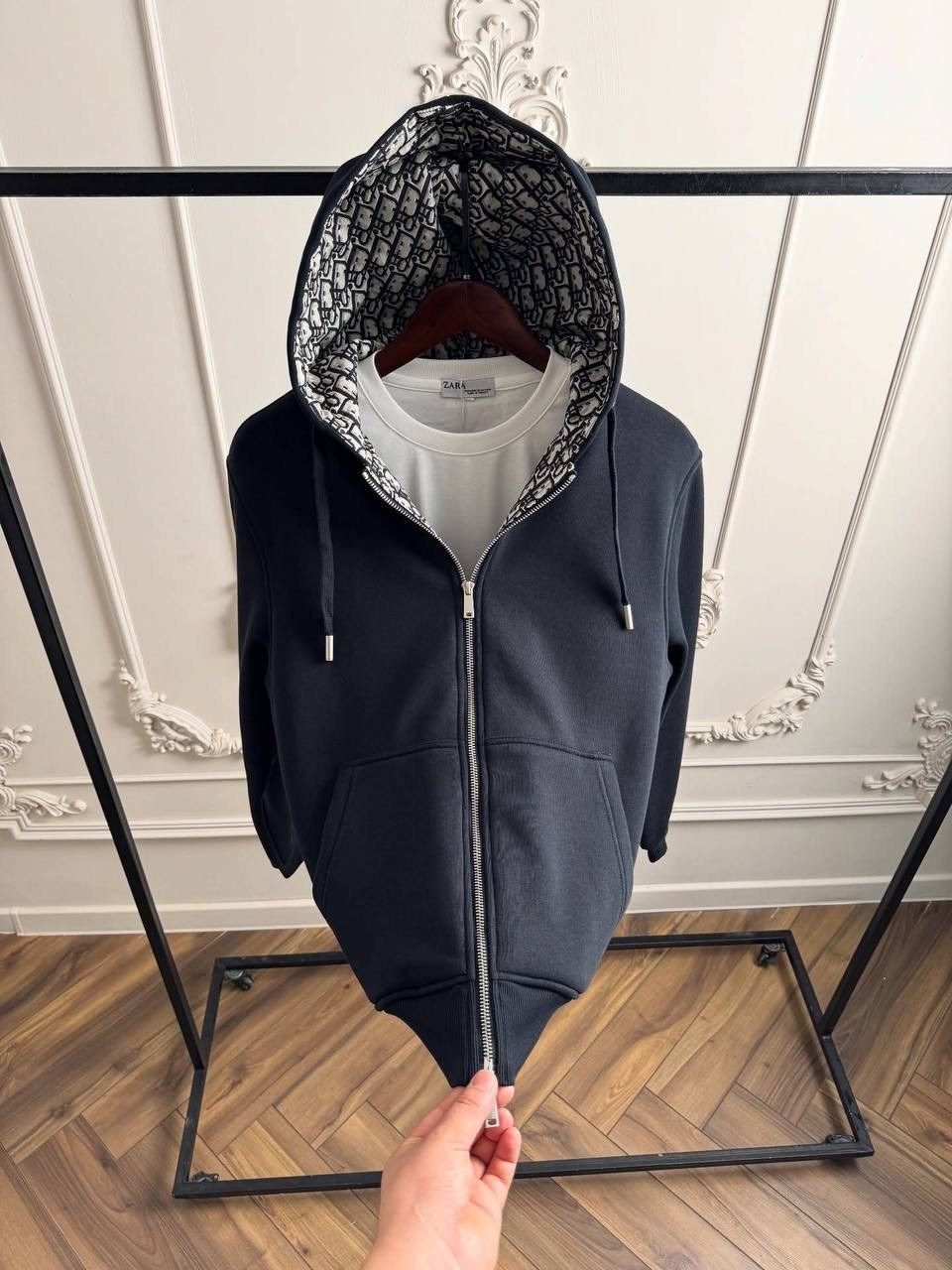 толстовка,толстовки для мужчин,кофта диор,толстовка с капюшоном