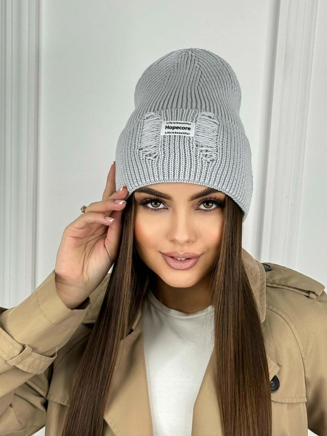 шапка женская весенняя,женская вязаная шапка бини,шапка женская кофейная,шапка женская lux,шапка женская весенняя anya kids