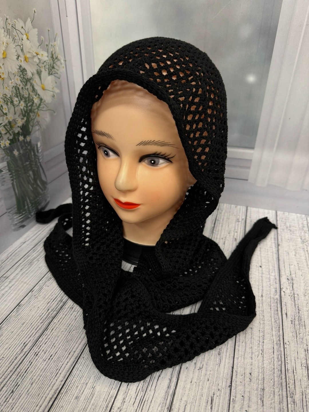 вязаный шарф,шарфы для женщин,вязаная косынка,шарф снуд,капор вязаный