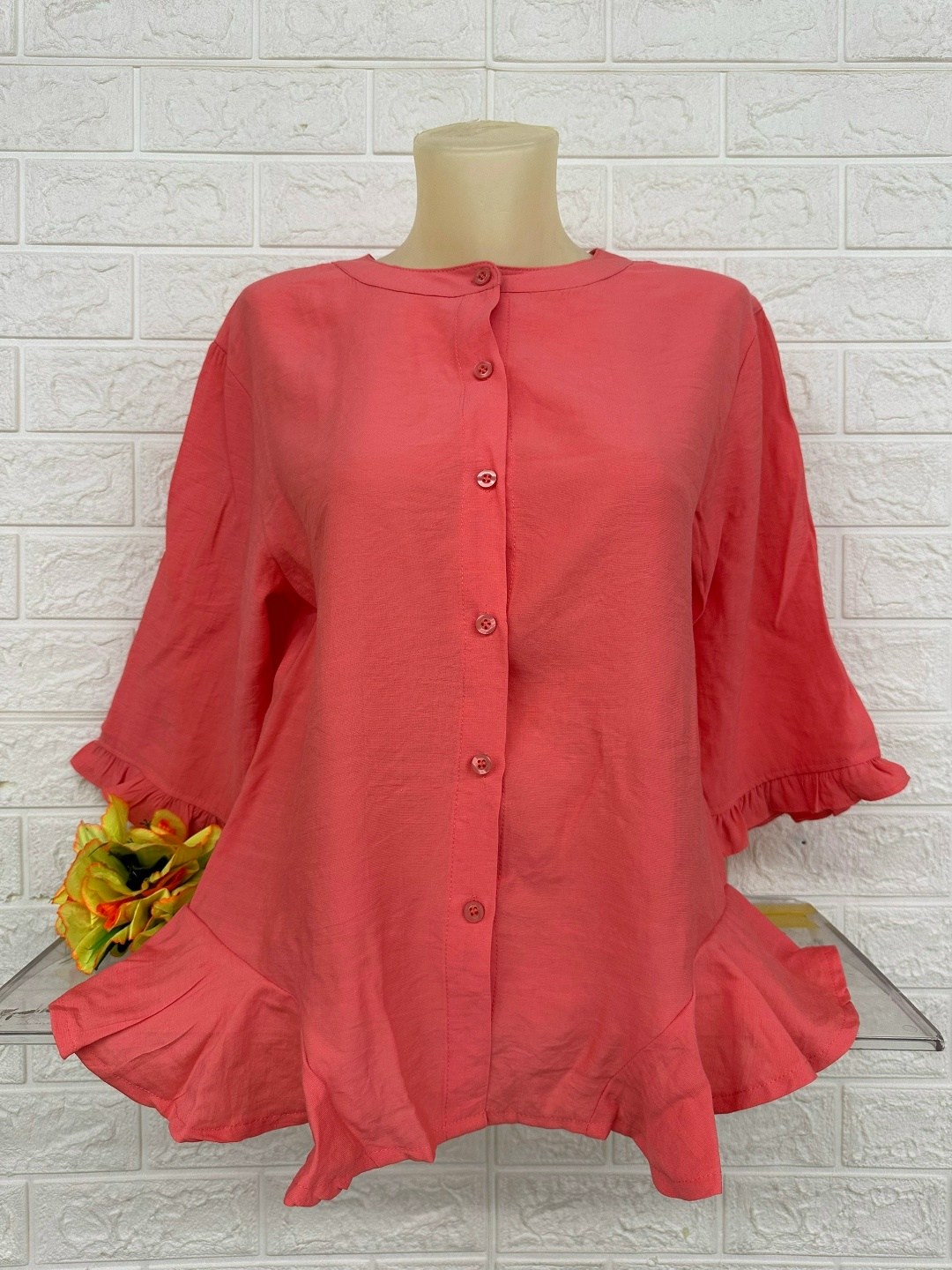 блузка модная,туника нарядная,блузка с оборками,блузка женская,рубашка желтая