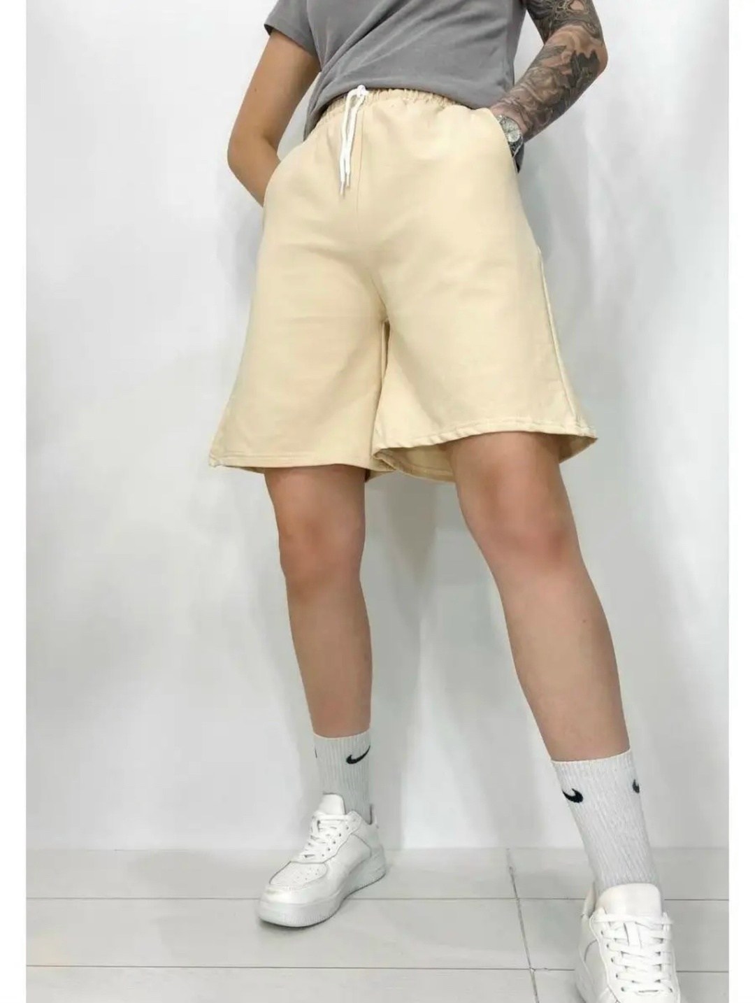 шорты трикотажные с высокой посадкой,шорты трикотажные,шорты женские летние спортивные трикотажные,шорты спортивные трикотажные baomiks,повседневные шорты