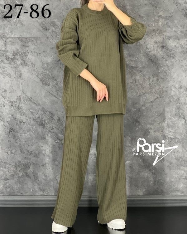 костюм вязаный с брюками широкими палаццо шерстяной сити текс,костюм женский теплый вязаный брючный,женский вязаный костюм,костюм женский: свитер и штаны (one size 42-48),костюм трикотажный