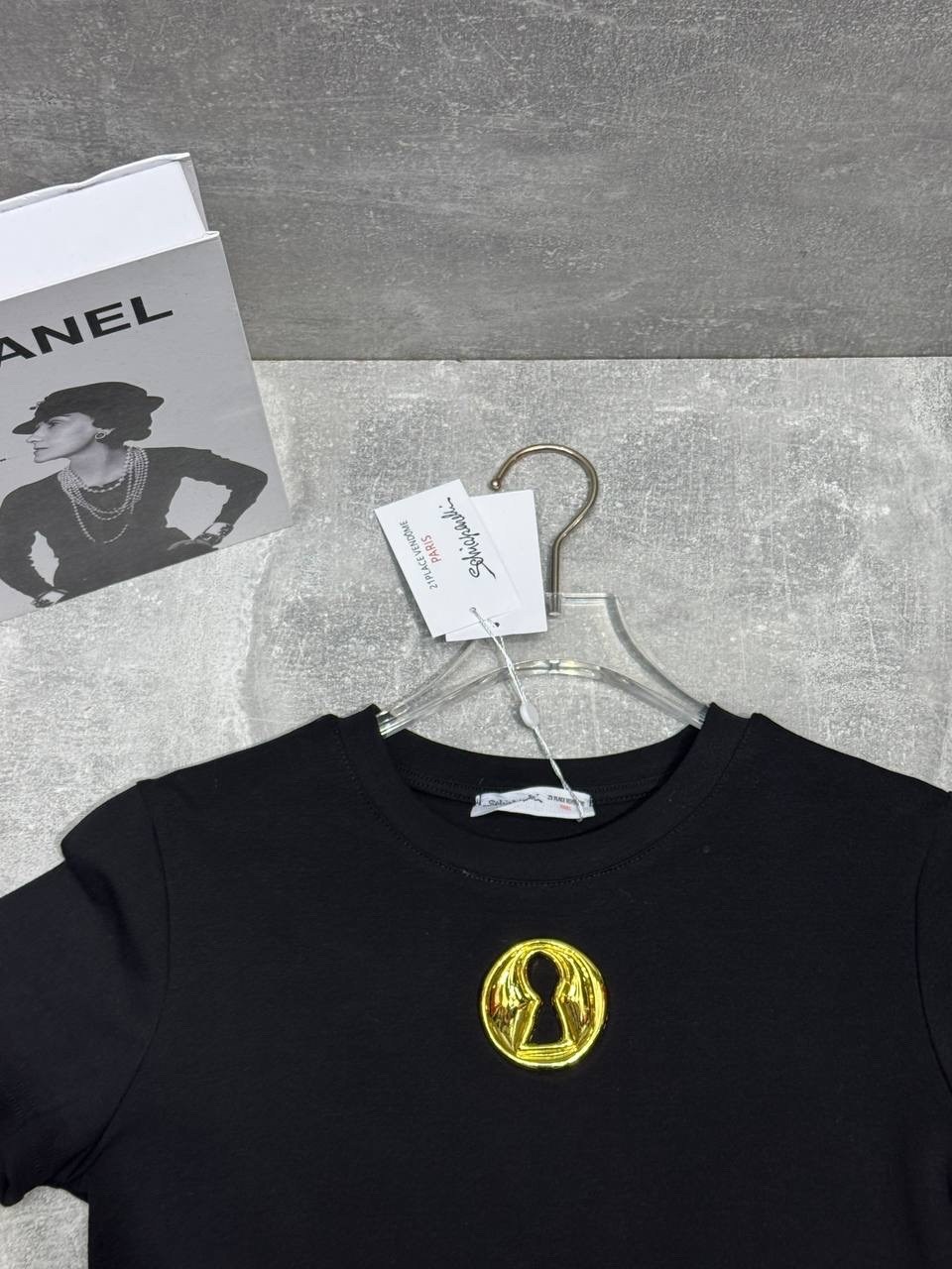 футболка versace jeans couture черный,версаче футболка,футболка,женская футболка,футболка versace черный