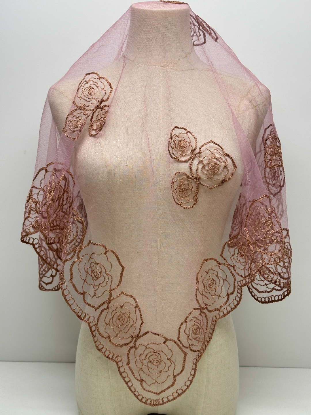 шарф кружевной ниспадающий шаль с кистями православный mila-safi,кружевной платок,палантин женские,накидка,женские платки