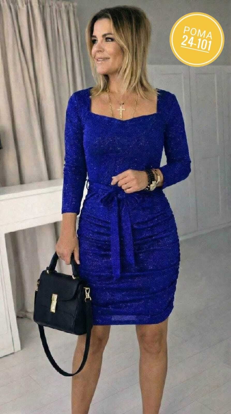 женское платье,платье синее,платье,платье люрекс,женское платье ткань люрекс