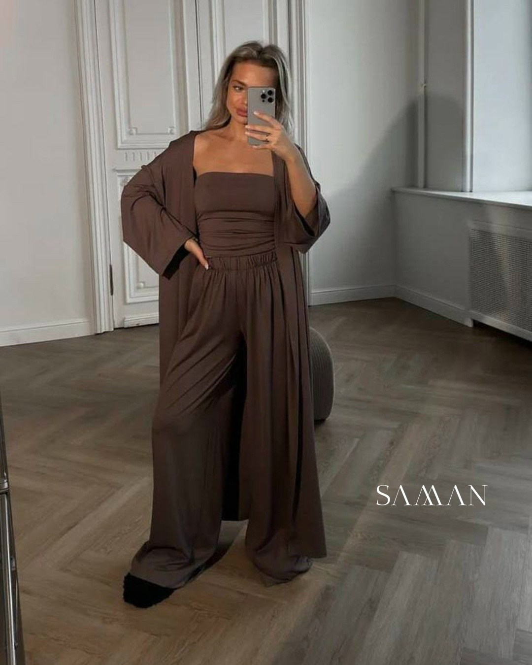 костюм тройка женский,костюм с кофтой,костюм повседневный,костюм с брюками палаццо,женский костюм тройка с накидкой