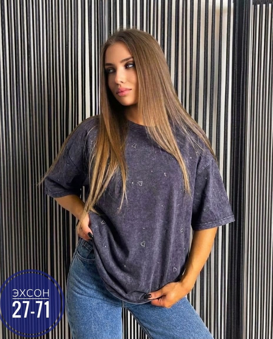 футболка женская оверсайз со стразами,футболка оверсайз со стразам,футболки женская оверсайз,футболка женская оверсайз со стразами fineness,футболка оверсайз со стразами emlis