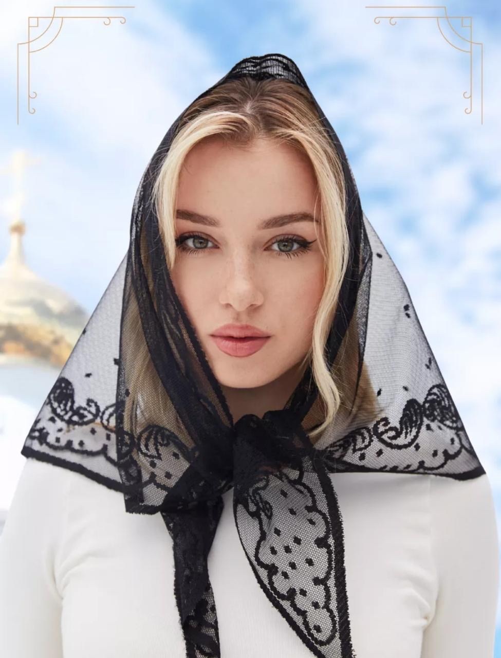 платок косынка нашплаток,платки косынка,кружевной платок,кружевная косынка,черный кружевной платок