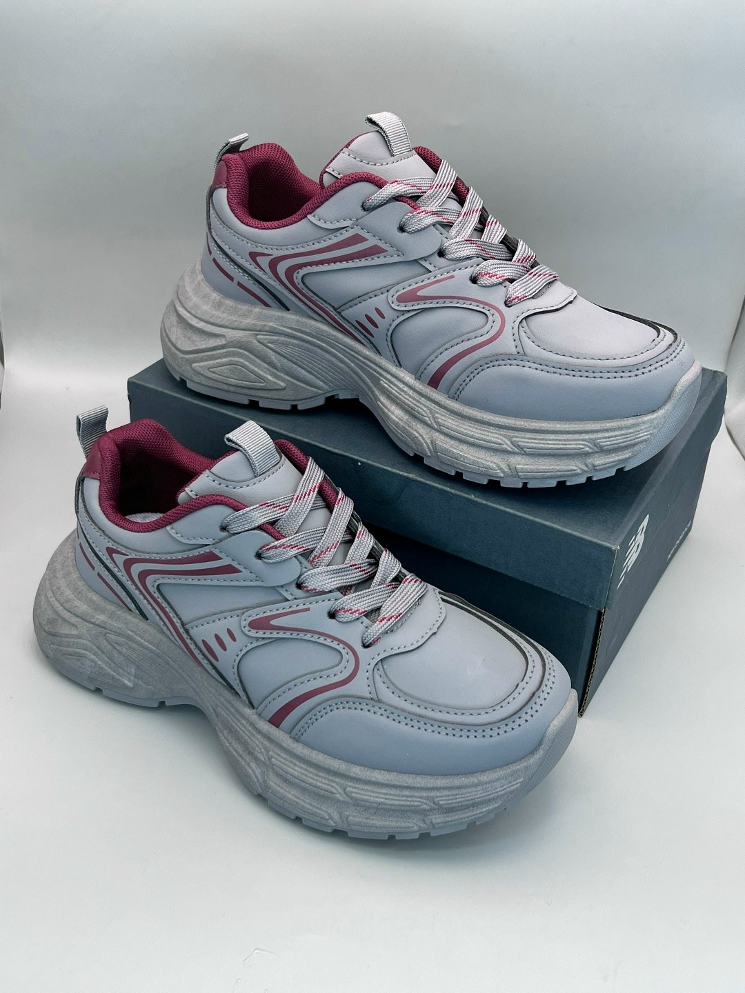 кроссовки женские,,кроссовки женские 8802-3 серо розовые,массивные кроссовки женские,повседневные кроссовки