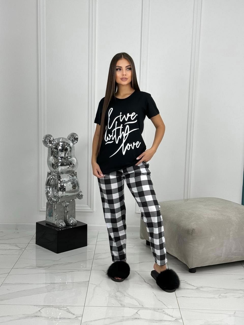 летние костюмы,комплект домашний женский,костюм с брюками,блуза,костюм домашний женский