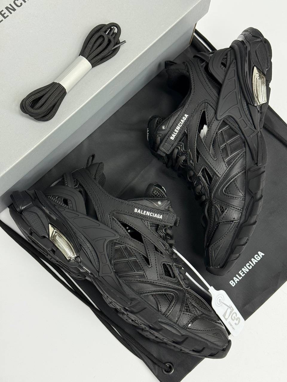 кроссовки balenciaga,кроссовки balenciaga track,кроссовки balenciaga track 2,balenciaga track 2 black,мужские кроссовки balenciaga track premium black