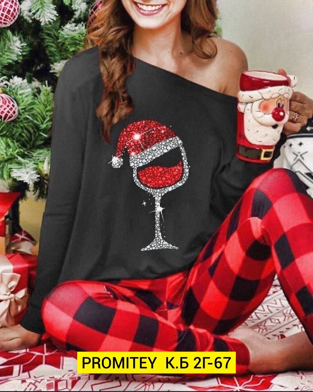 пижама женская новогодняя,новогодняя ткань для пижамы,пижама новогодняя женская с брюками для дома,пижама новогодняя,женские пижамы со штанами