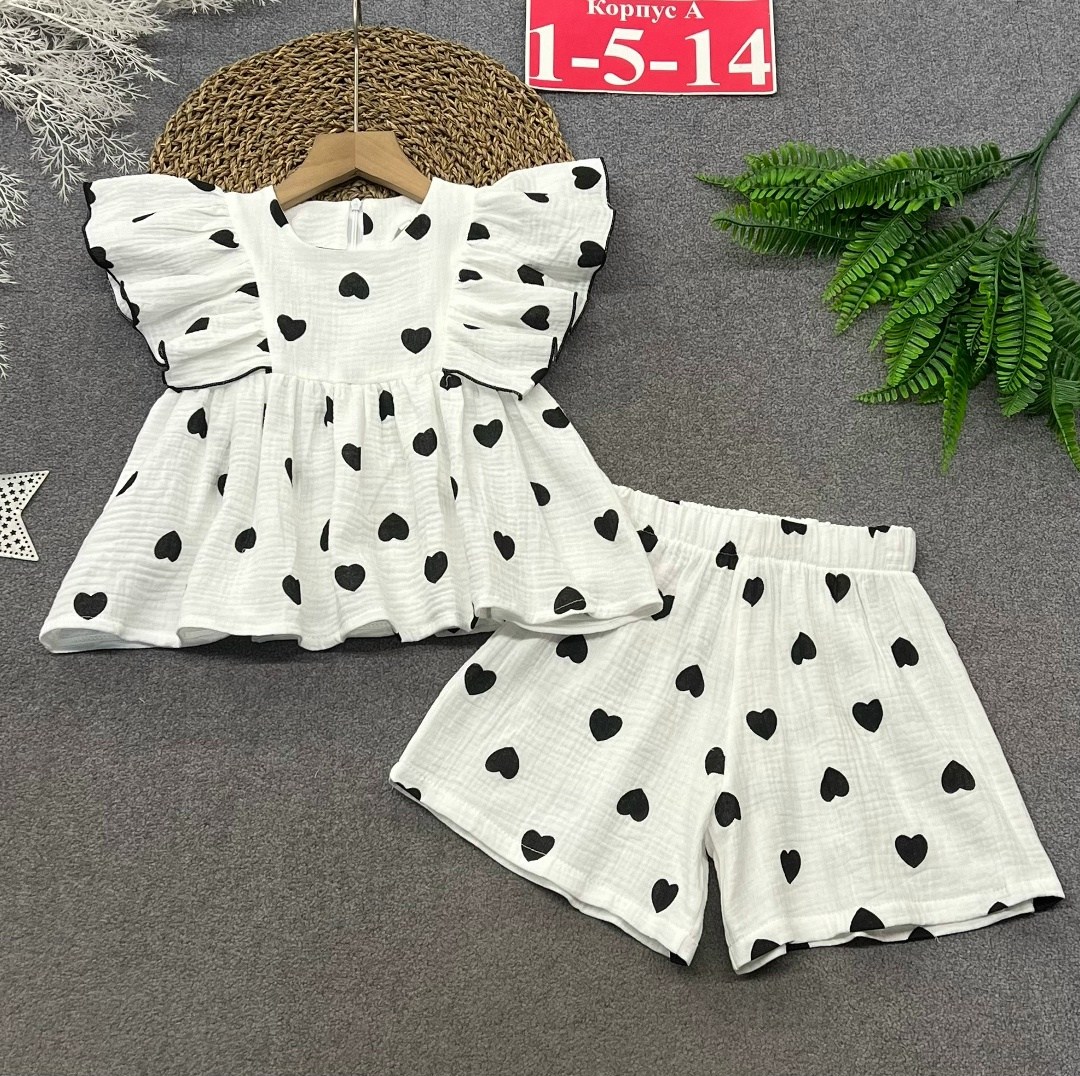костюм для девочек,летние костюмы,летний костюм для девочек,детский летний костюм,муслиновый костюм для девочки